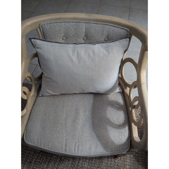 Pottery Barn Ewe & Me Embroidered Pillow Cover 15 x 20 Feather/Down Pillow - Picture 3 of 13